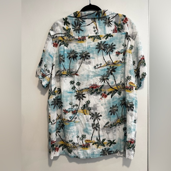 Vintage 90s Campia Moda Hawaiian Shirt Size Mens 2 XL Floral Short Sleeve Button - Picture 2 of 11